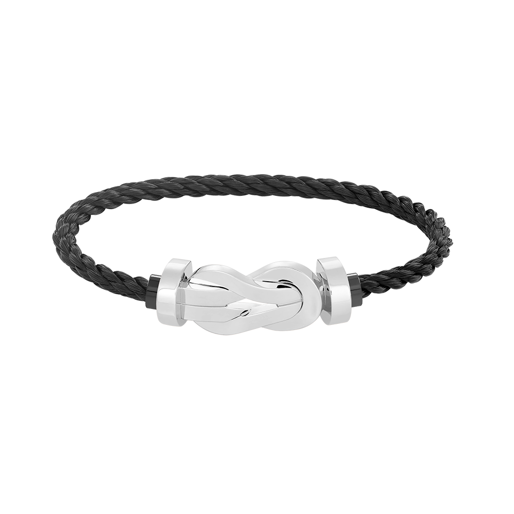 ¡®Armor-¡¯CHANCE LARGE 8 FIGURE BUCKLE NO DIAMOND BRACELET SILVER