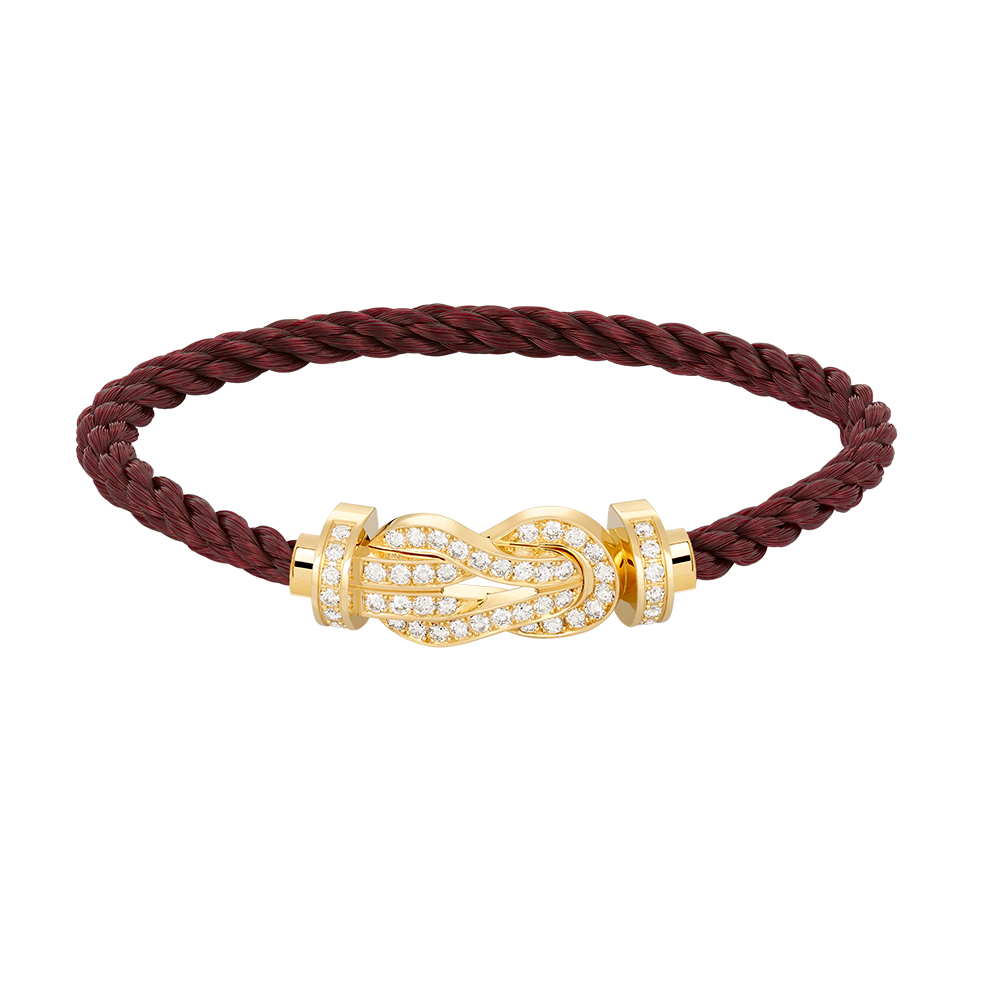 ¡®Armor-¡¯CHANCE LARGE 8 FIGURE BUCKLE FULLDIAMOND BRACELET GOLD