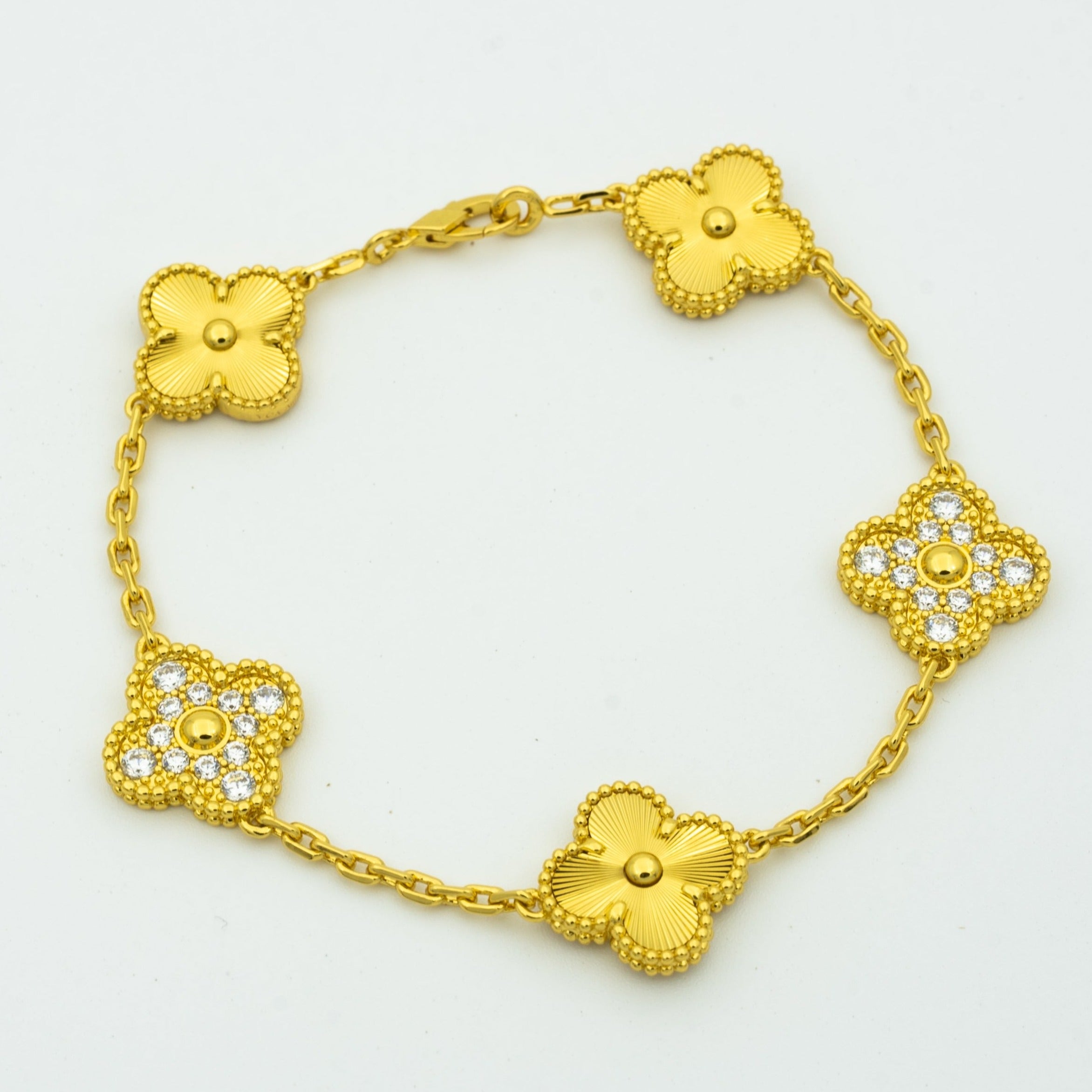 [Armor-]New  CLOVER 5 MOTIF LASER BRACELET COLLECTION