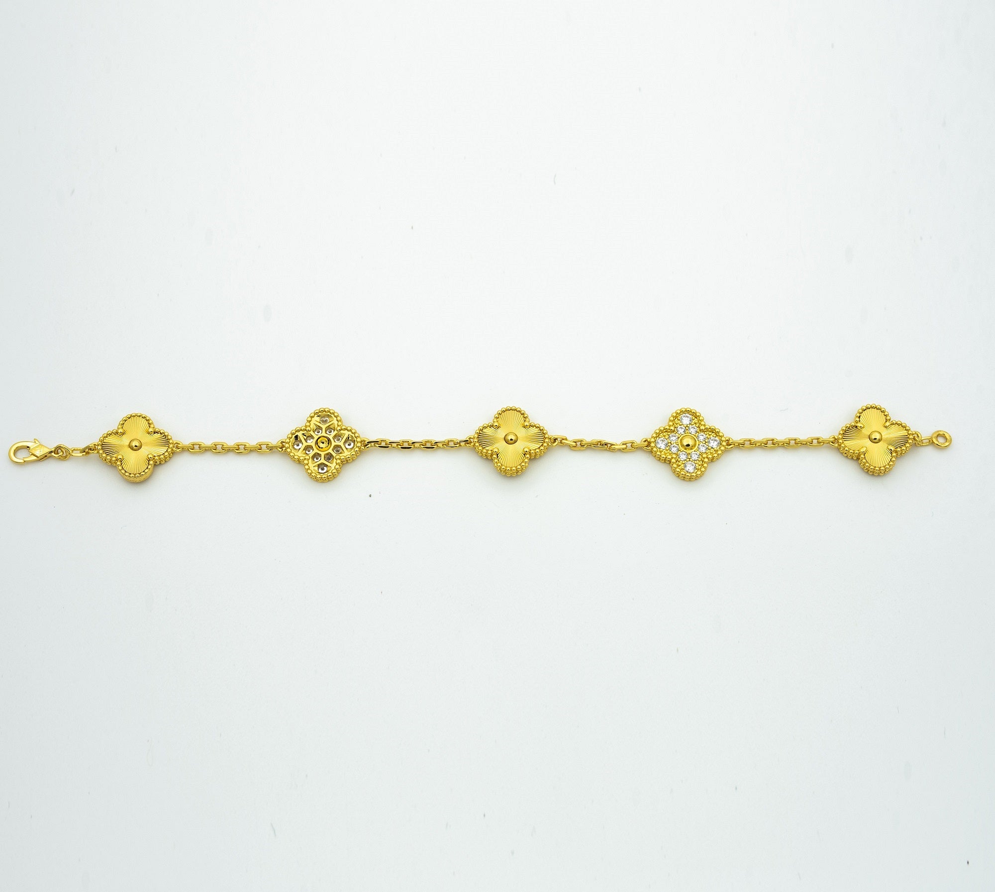 [Armor-]New  CLOVER 5 MOTIF LASER BRACELET COLLECTION