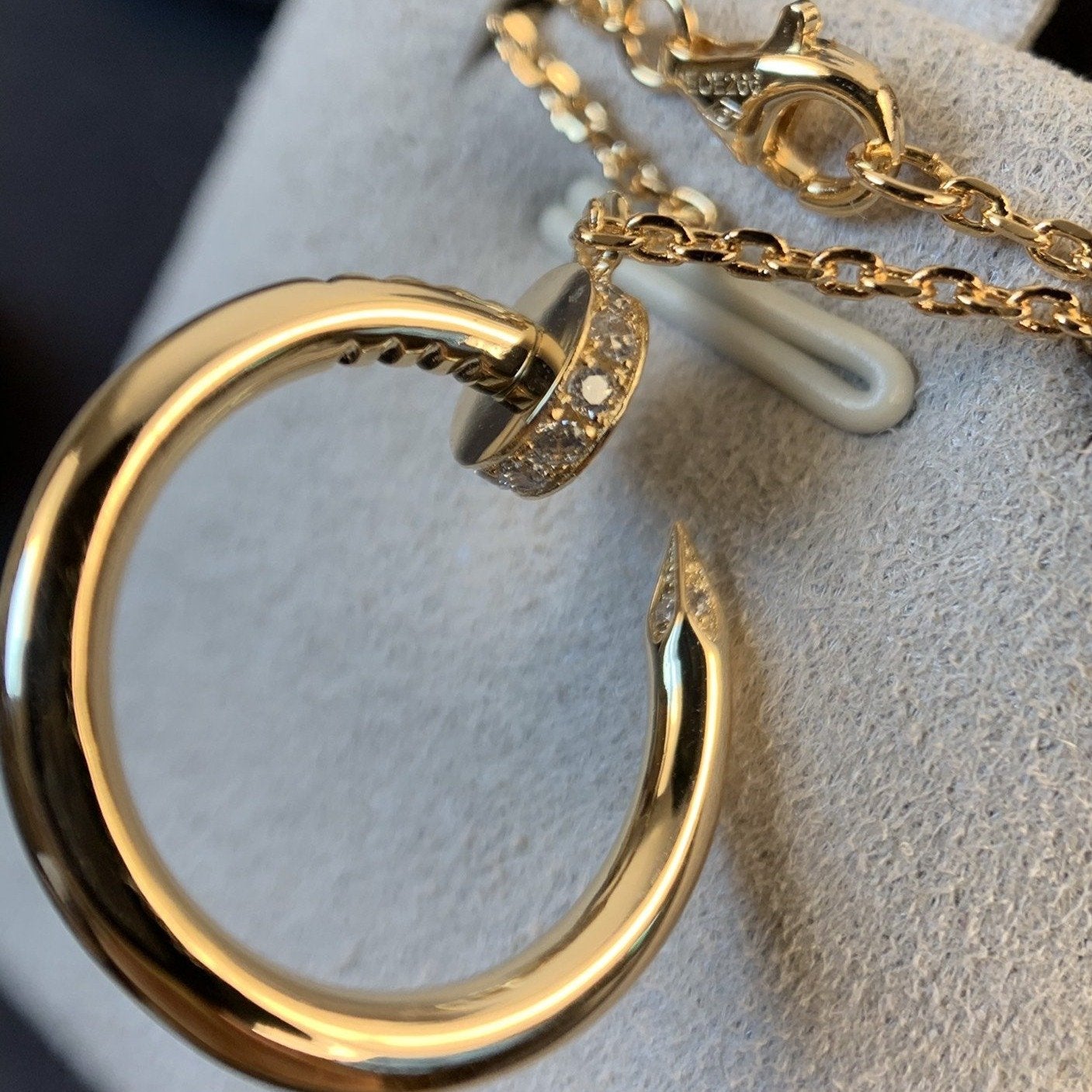 ¡®Armor-¡¯JUSTE NECKLACE PINK GOLD