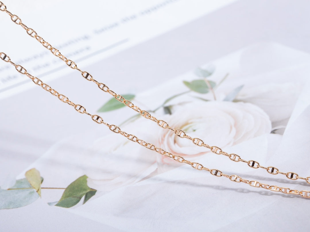 ¡®Armor-¡¯ECHAPPEE NECKLACE PINK GOLD