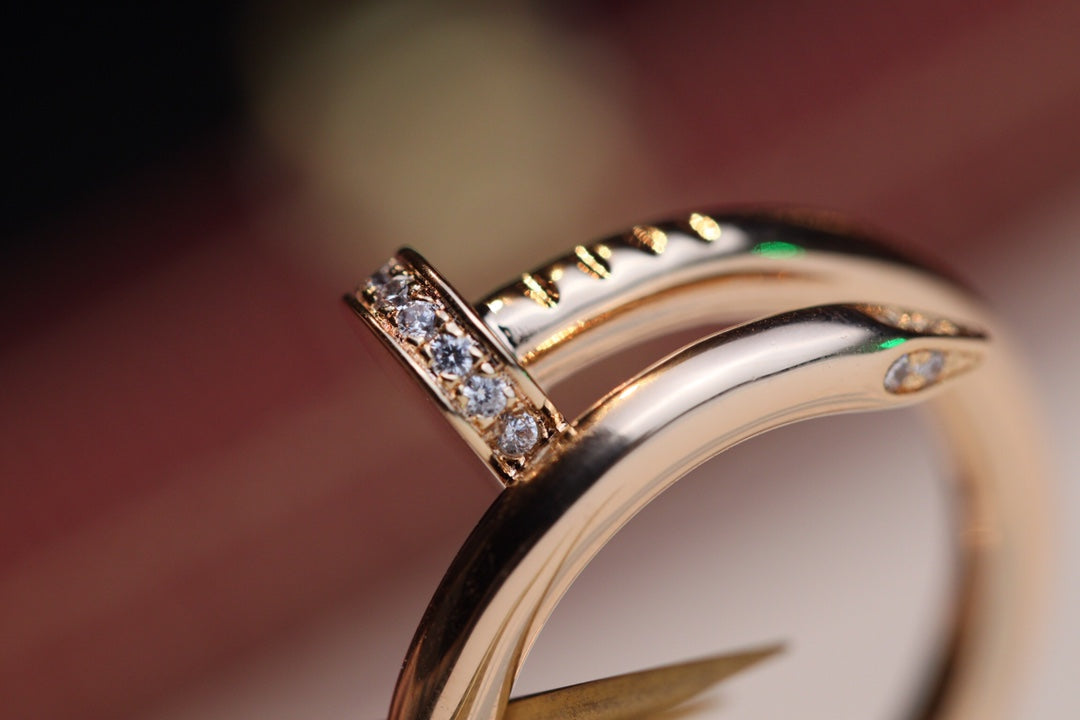 ¡®Armor-¡¯JUSTE RING 2.65MM PINK GOLD DIAMOND
