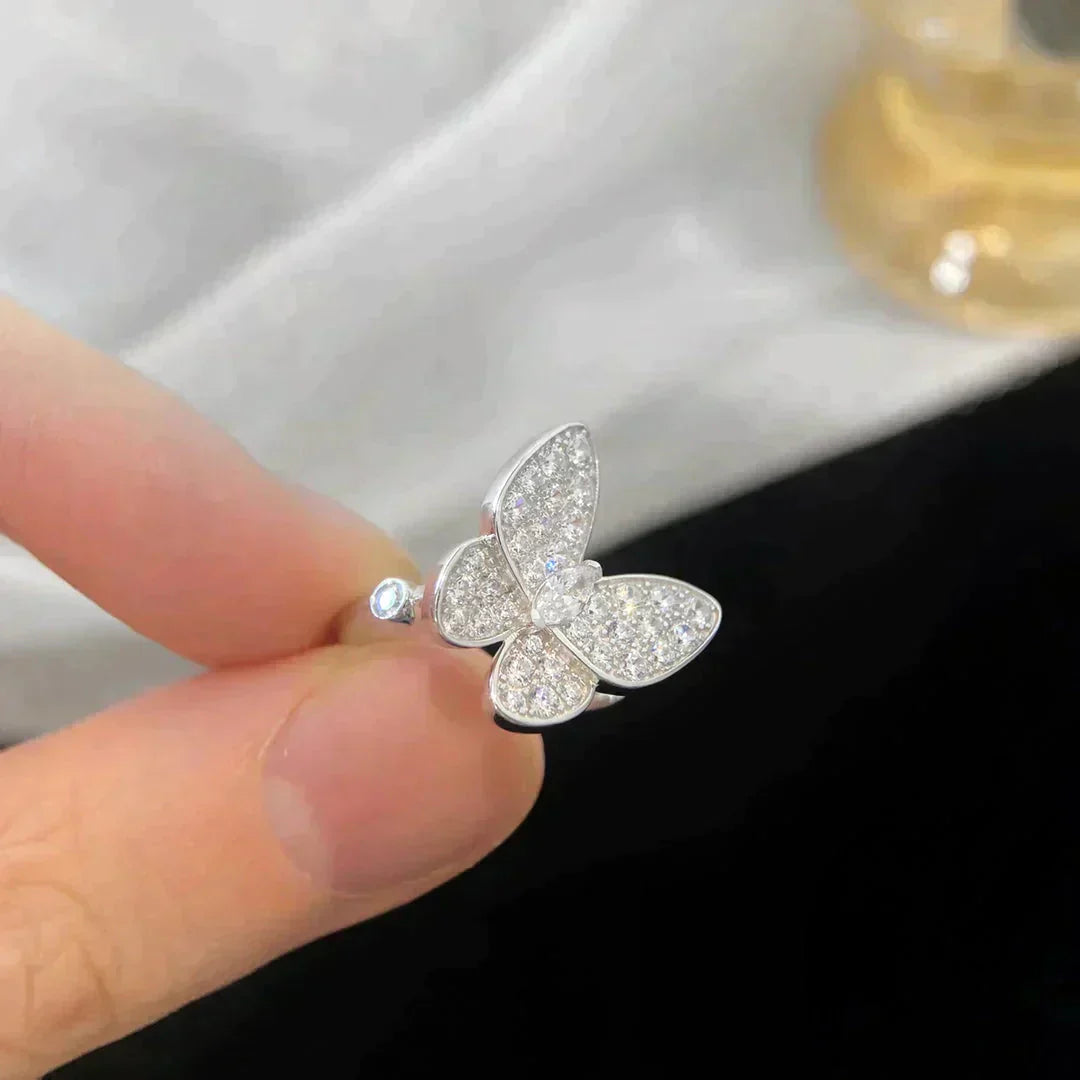 ¡®Armor-¡¯BUTTERFLY DIAMOND RING