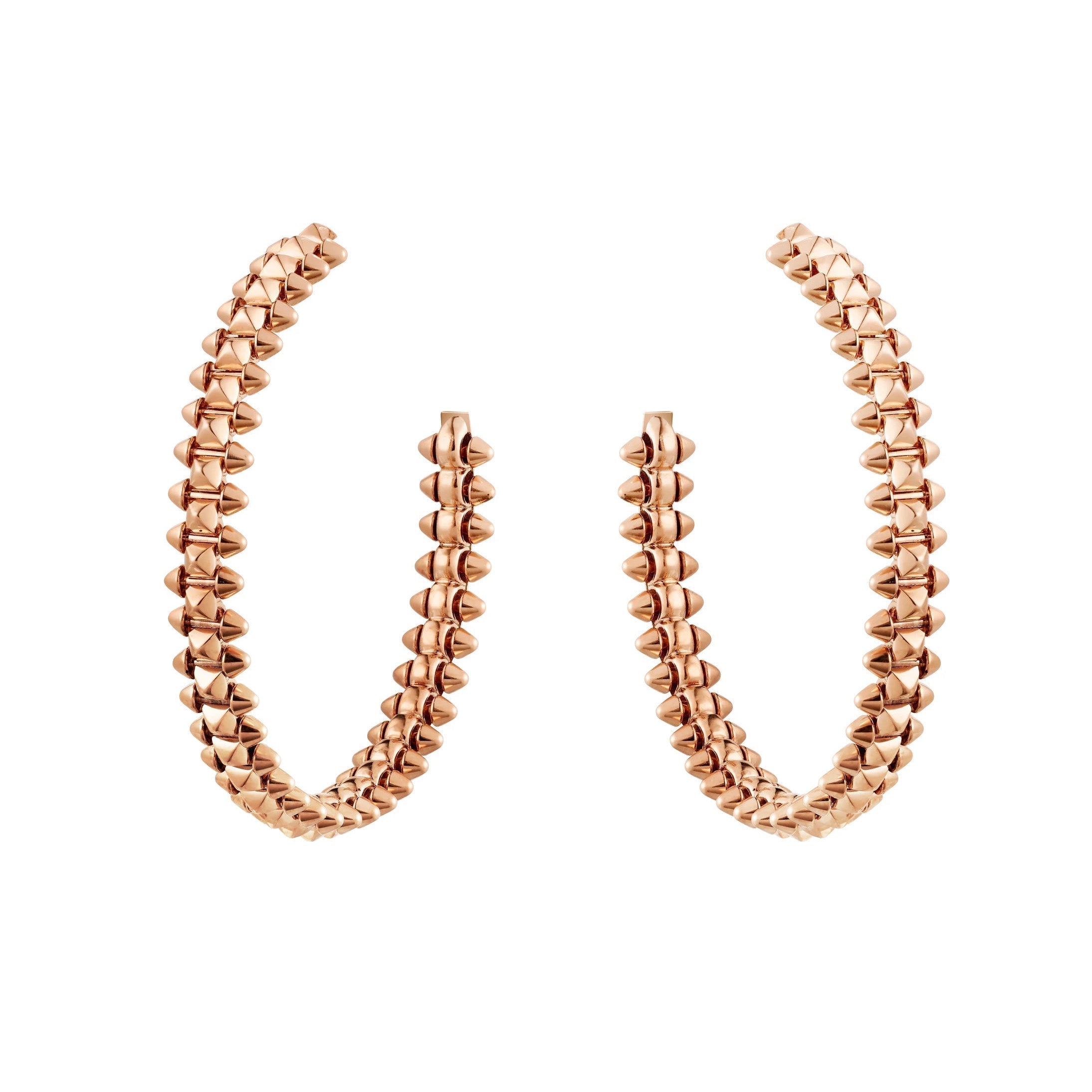 ¡®Armor-¡¯CLASH LARGE HOOP EARRINGS