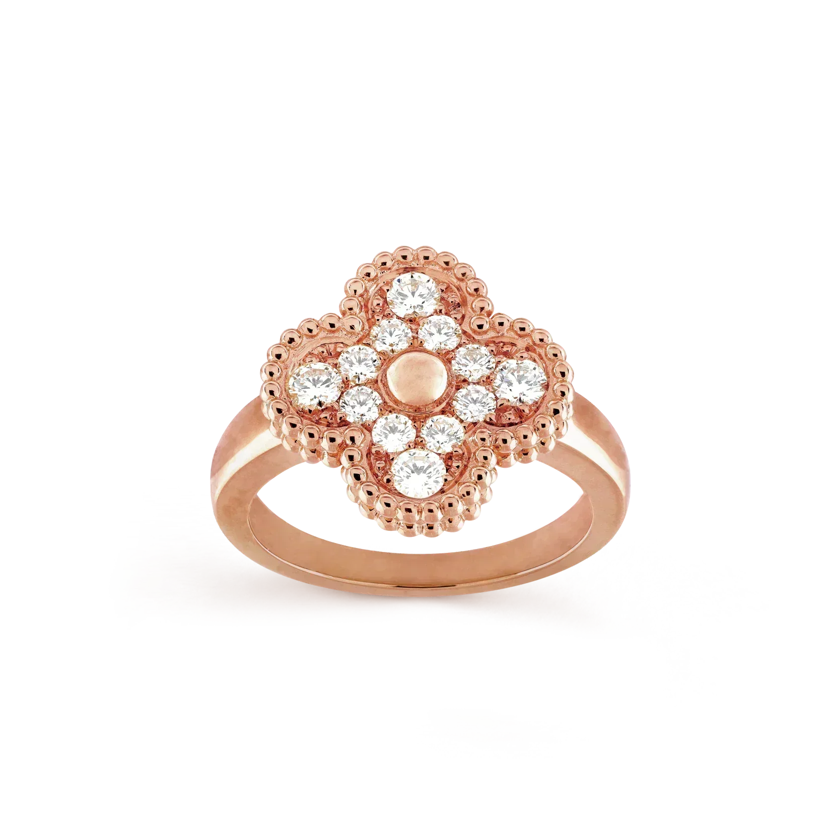 ¡®Armor-¡¯CLOVER DIAMOND RING