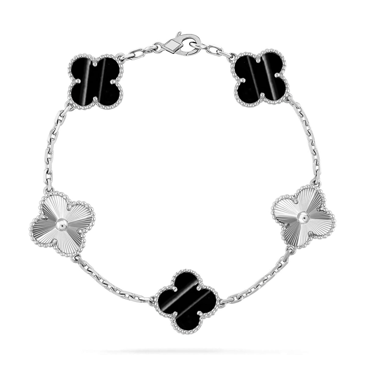 [Armor-]New  CLOVER 5 MOTIF PULSAR STONE BRACELET COLLECTION