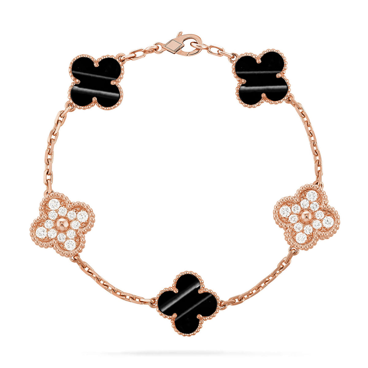 [Armor-]New  CLOVER 5 MOTIF PULSAR STONE BRACELET COLLECTION