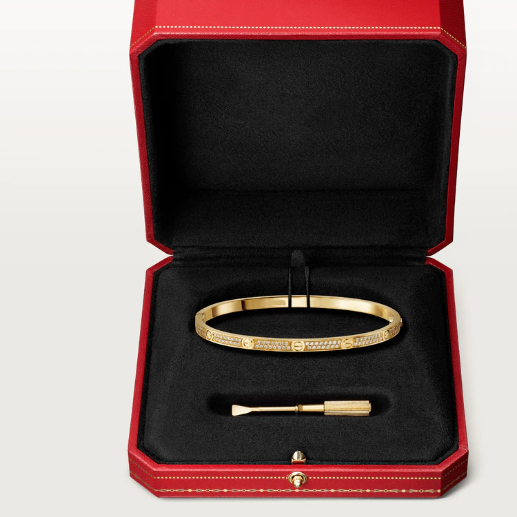 ¡®Armor-¡¯LOVE BRACELET 3.65MM DIAMOND-PAVED