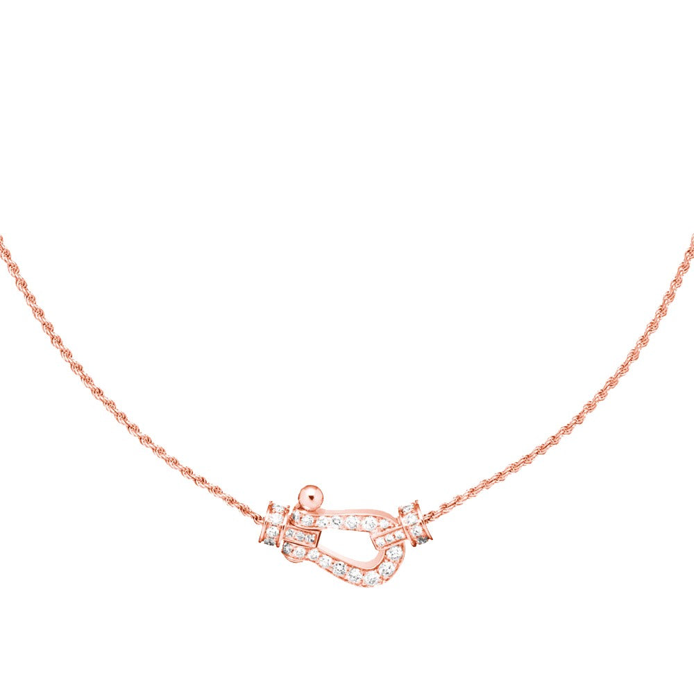 ¡®Armor-¡¯FORCE 10 PINK GOLD DIAMOND NECKLACE