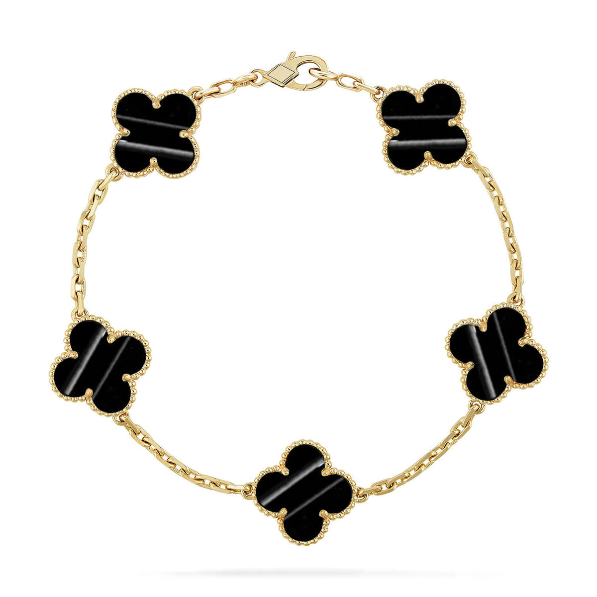 [Armor-]New  CLOVER 5 MOTIF PULSAR STONE BRACELET COLLECTION