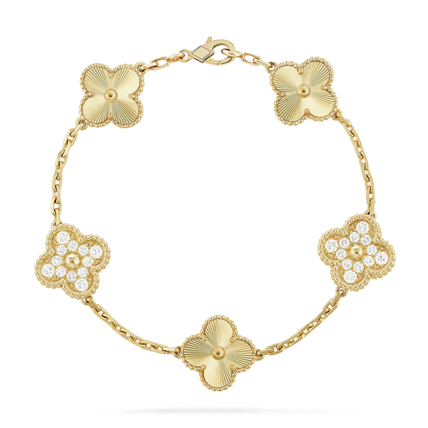 [Armor-]New  CLOVER 5 MOTIF LASER BRACELET COLLECTION