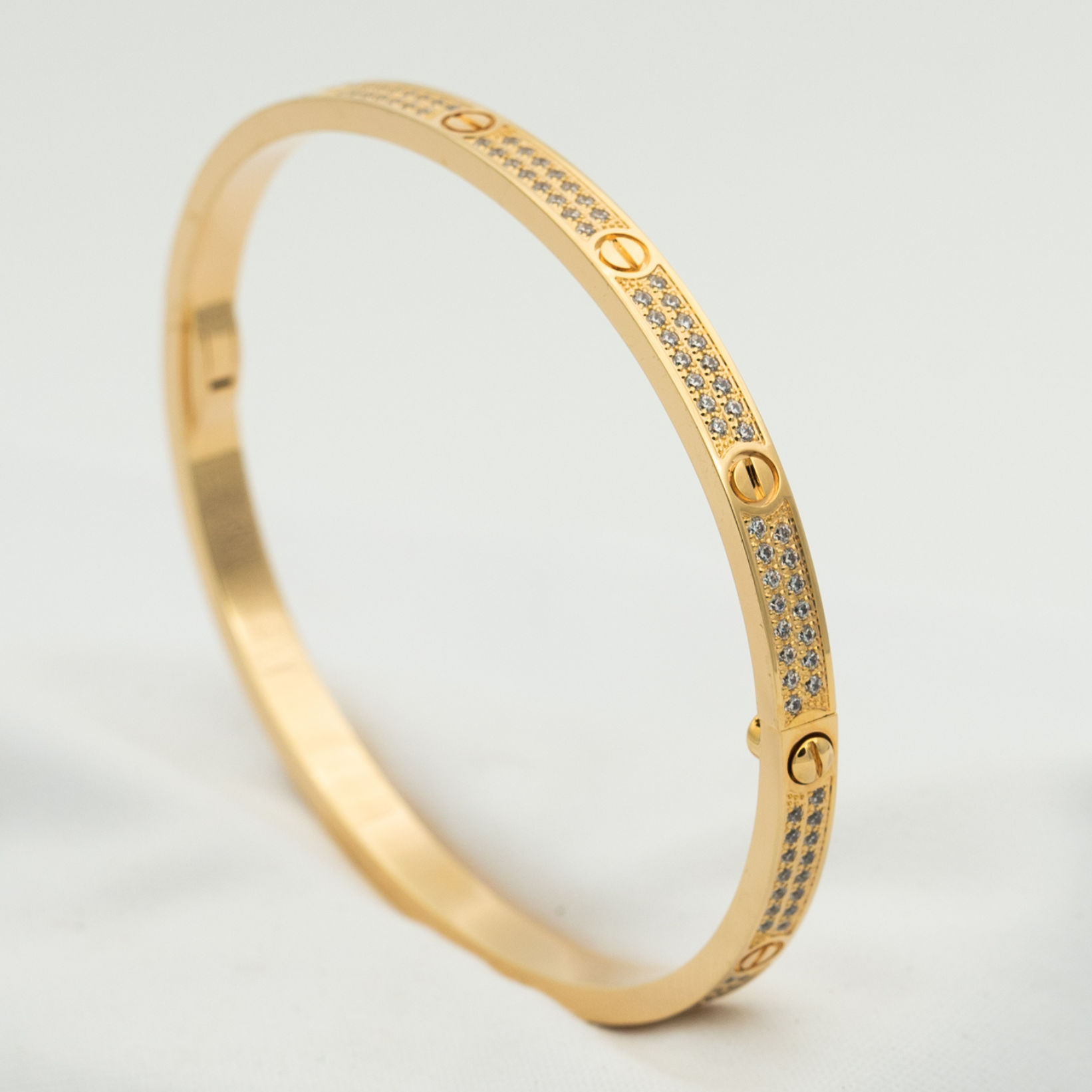 ¡®Armor-¡¯LOVE BRACELET 3.65MM DIAMOND-PAVED