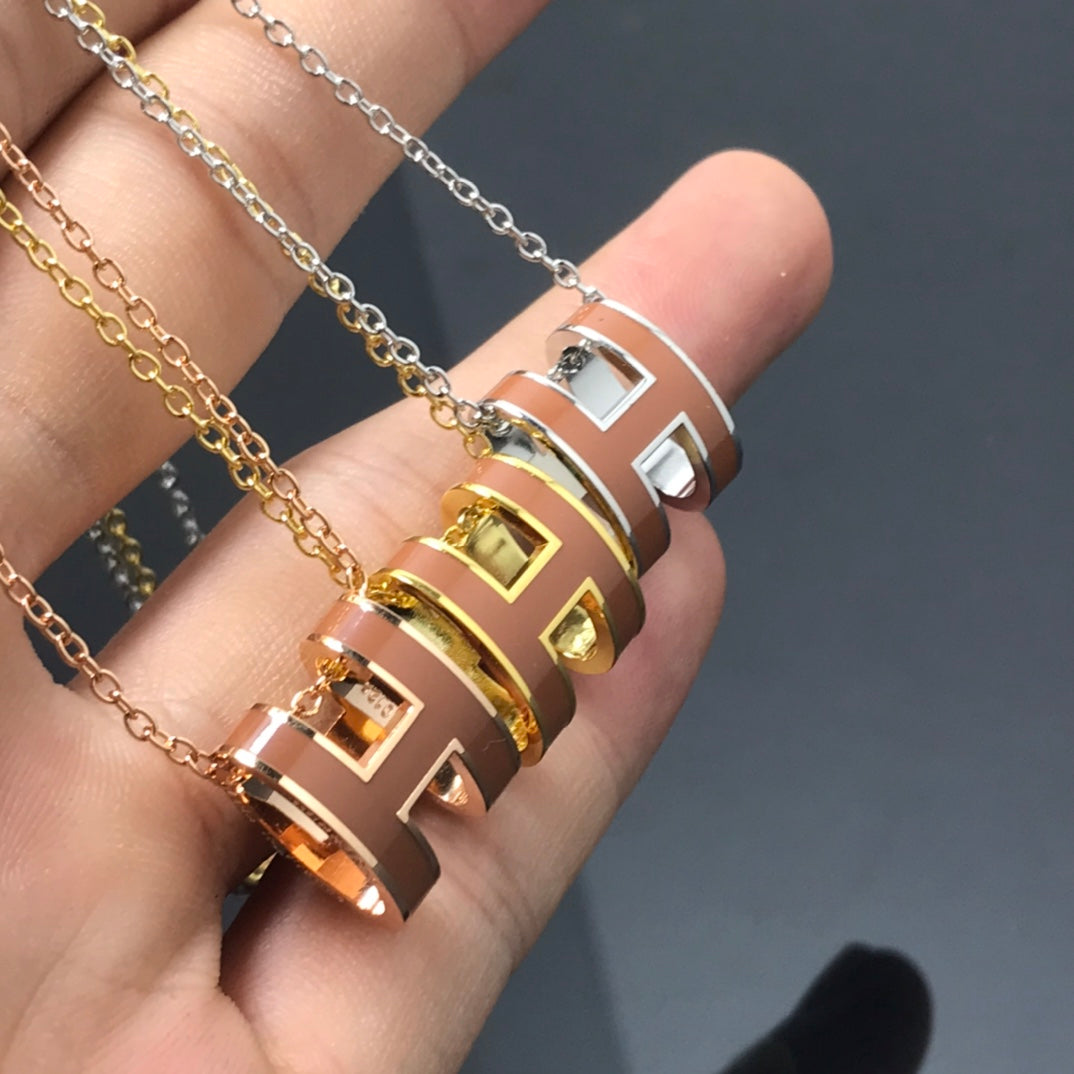 ¡®Armor-¡¯H NECKLACE BROWN