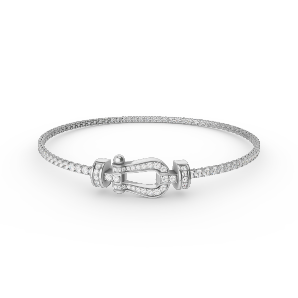 ¡®Armor-¡¯FORCE  HORSESHOE  DIAMOND TENNIS BRACELET