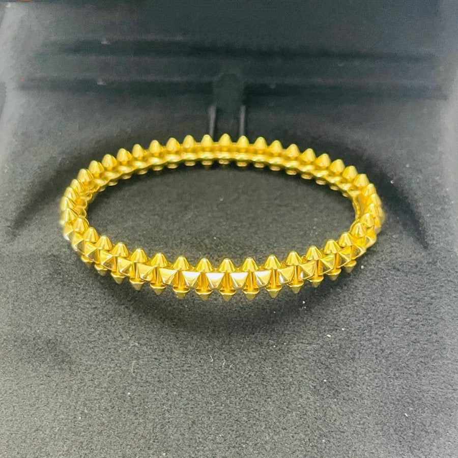 ¡®Armor-¡¯CLASH GOLD BRACELET