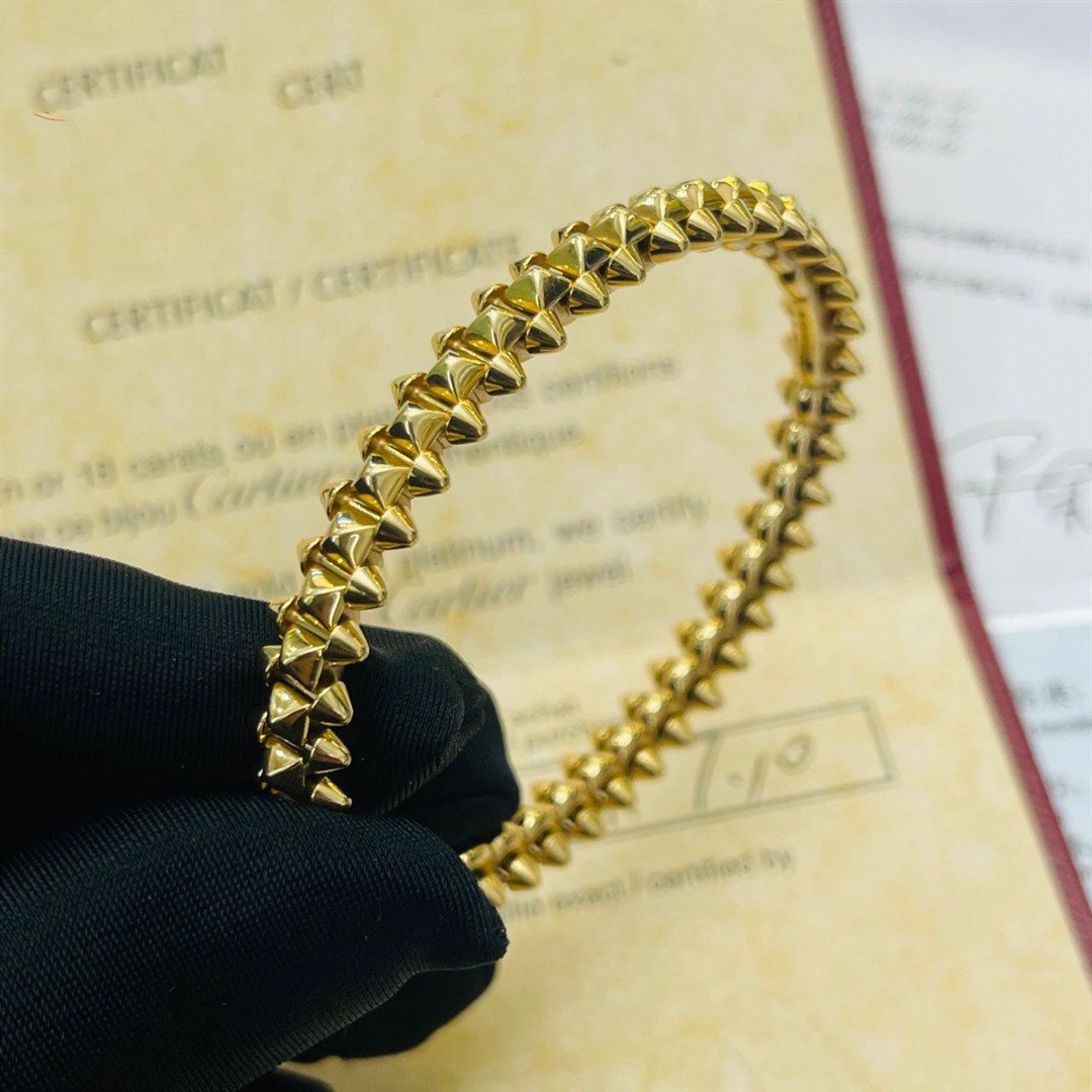 ¡®Armor-¡¯CLASH GOLD BRACELET