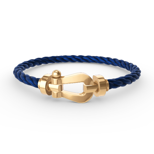 ¡®Armor-¡¯FORCE LARGE HORSESHOE NO DIAMOND BRACELET GOLD