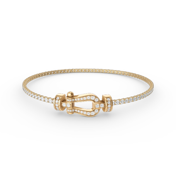 ¡®Armor-¡¯FORCE  HORSESHOE  DIAMOND TENNIS BRACELET
