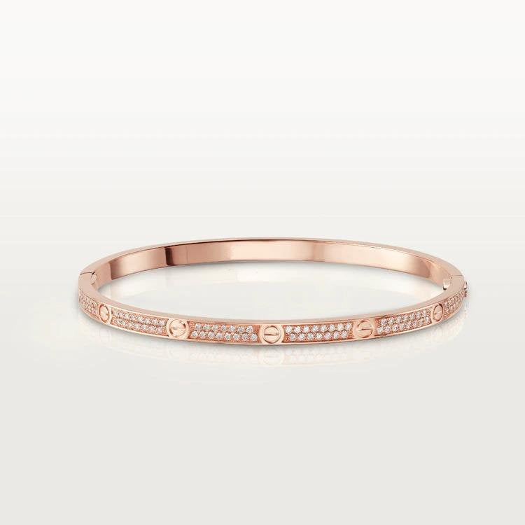 ¡®Armor-¡¯LOVE BRACELET 3.65MM DIAMOND-PAVED