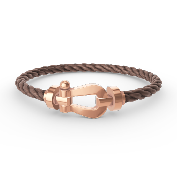 ¡®Armor-¡¯FORCE LARGE HORSESHOE NO DIAMOND BRACELET ROSE GOLD