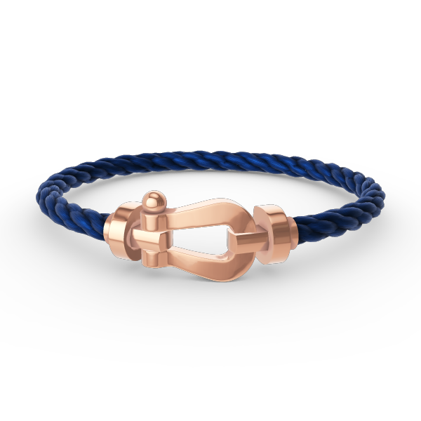 ¡®Armor-¡¯FORCE LARGE HORSESHOE NO DIAMOND BRACELET ROSE GOLD