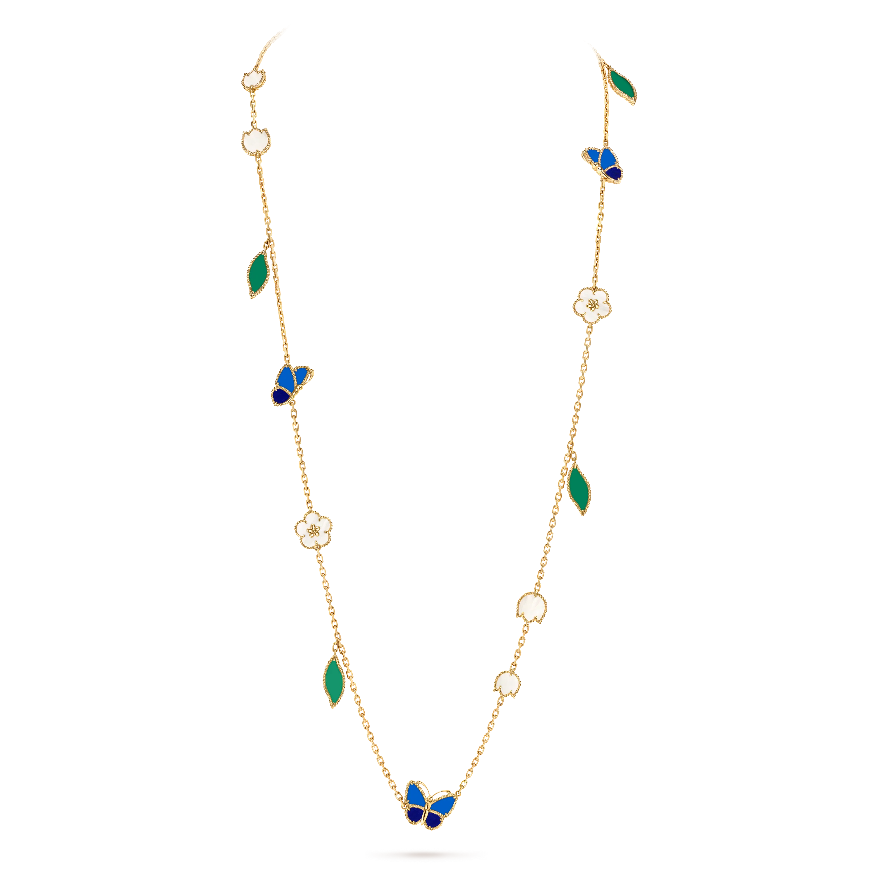 [Armor jewelry] 26 NEW CLOVER 15 MOTIFS LUCKY NECKLACE