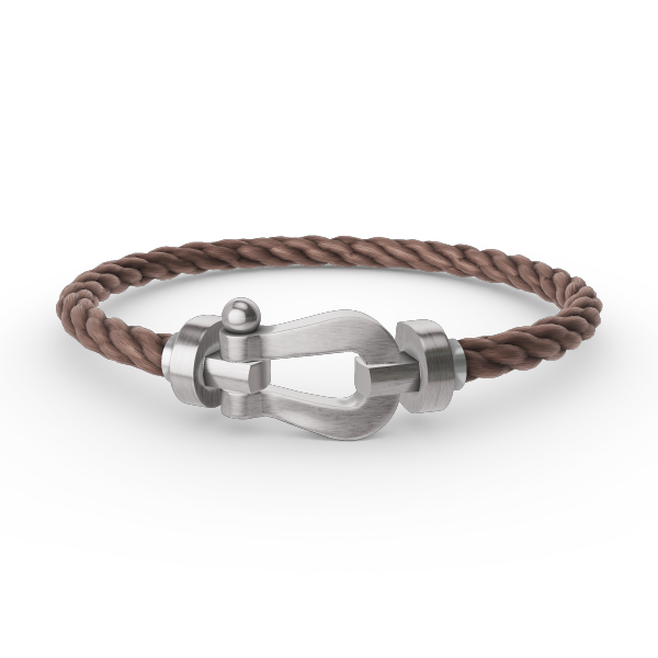 ¡®Armor-¡¯FORCE LARGE HORSESHOE NO DIAMOND BRACELET SILVER