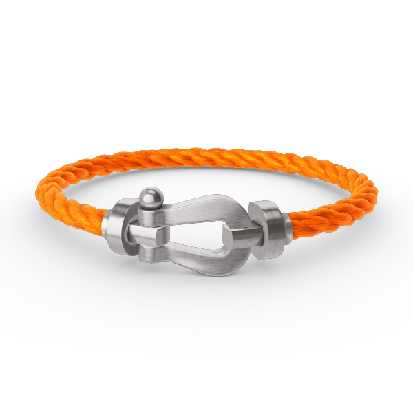 ¡®Armor-¡¯FORCE LARGE HORSESHOE NO DIAMOND BRACELET SILVER